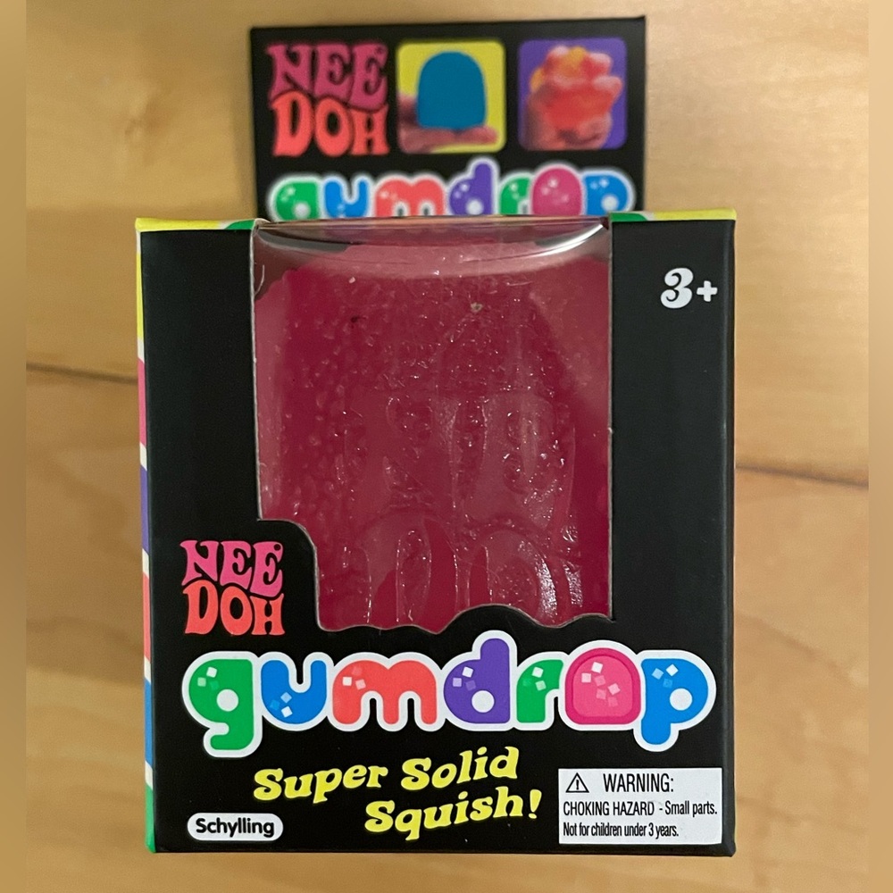 Needoh Gumdrop Super Solid Squish Pink